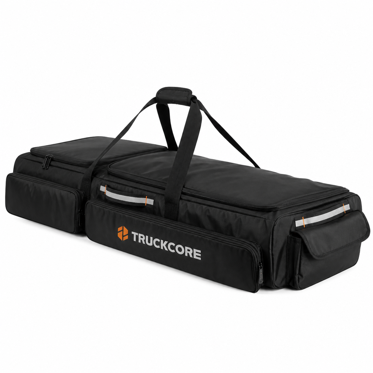 TruckCore Underseat Truck Organizer, Heavy-Duty Double Compartment Storage Bag for SuperCrew Cabs